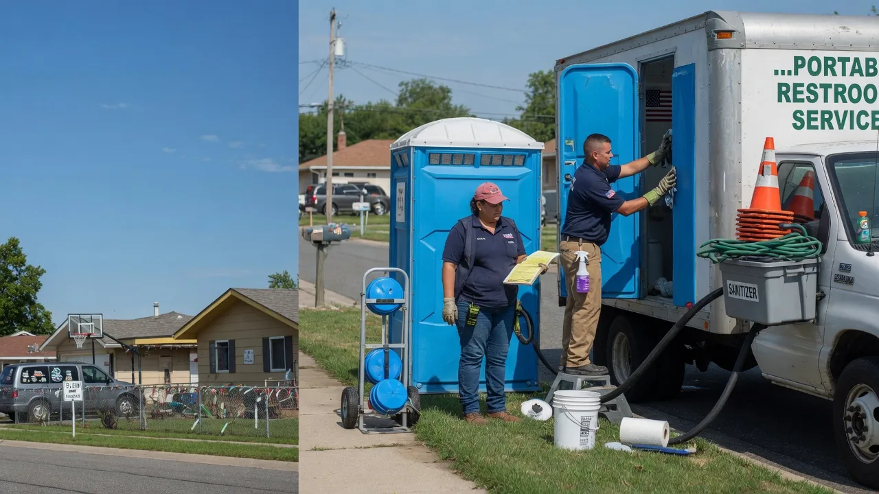 Portable Toilet Rental in Mount Hope, KS near me
